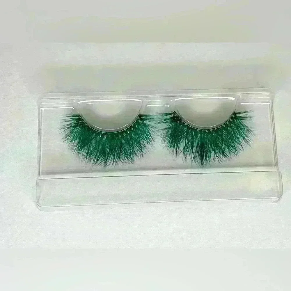 Green volume/full/long Halloween lashes(RC14)